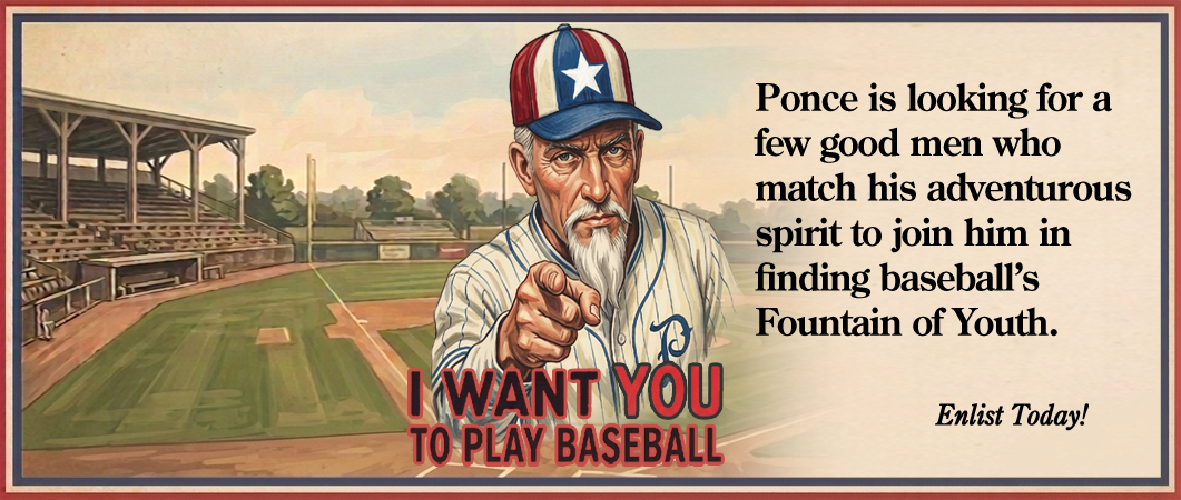 We Want You to Play Baseball